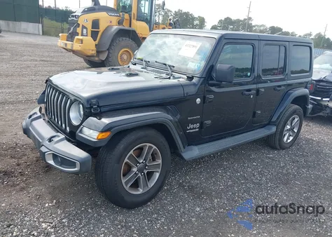 2020 Jeep Wrangler Unlimited Sahara from USA, damaged, VIN 1C4HJXEN4LW198015